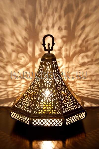 Vintage Moroccan Silver Metal Pendant Floor Lamp - Handmade Craftsmanship