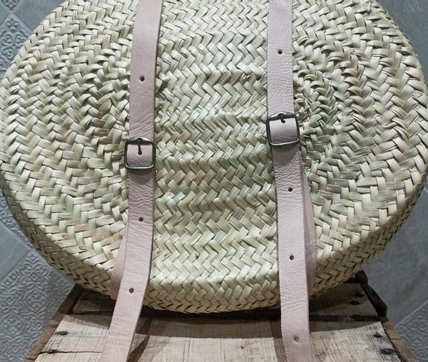 Eco-friendly Handwoven French Market Basket for Sustainable Living.