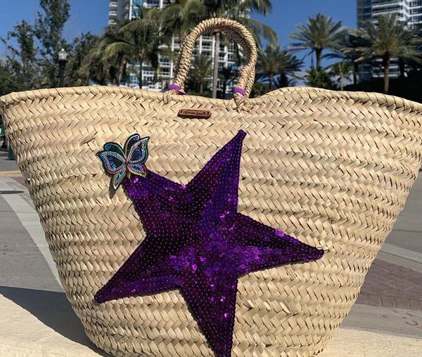 Handwoven French Market Basket - Sustainable and Stylish Ethical Alternative