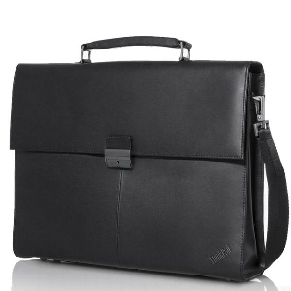 Luxurious Moroccan Leather Laptop Bag with Multiple Compartments