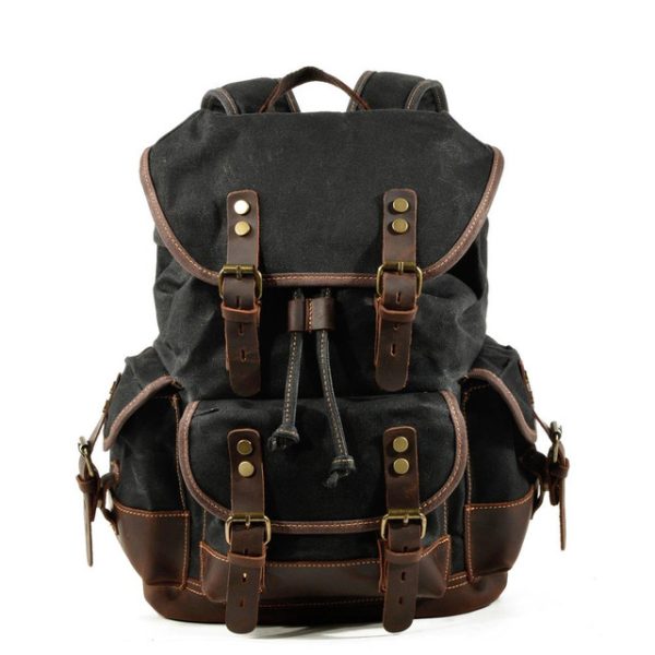 Elegant Handmade Moroccan Leather Backpack for Style & Functionality.