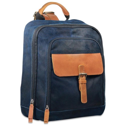 Exquisite Moroccan Leather Backpack Handcrafted in Fez Tannery