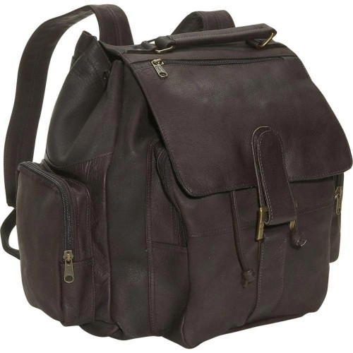 Moroccan Leather Backpack | Walnut Brown Luxury Backpack