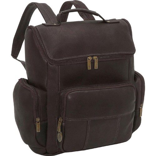 Luxury Moroccan Leather Walnut Brown Backpack
