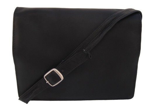 Exquisite Moroccan Leather Handbag with Multiple Pockets