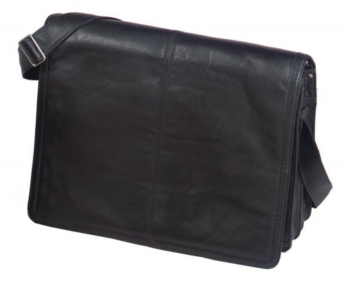Black Moroccan Leather Handbag | Premium Handcrafted Style