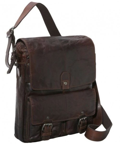 Moroccan Dark Brown Leather Handbag - Handmade Premium Style by Fez Tanneries