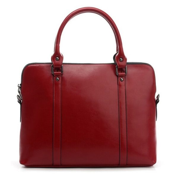 Luxurious Dark Red Moroccan Leather Handbag - Vintage Charm & Premium Quality