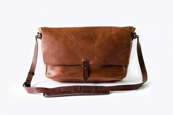Vintage Brown Moroccan Leather Handbag | Handcrafted Elegance & Durability