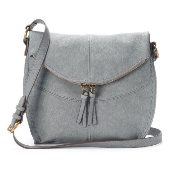 Exquisite Gray Moroccan Leather Handbag | Fez Tanneries