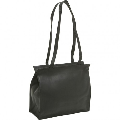 Exquisite Black Leather Handbag by Fez Tanneries - Moroccan Style