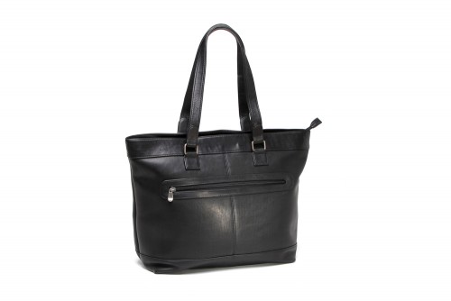 Vintage Black Moroccan Leather Handbag | Fez Tanneries Craftsmanship