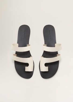 Chic Black Leather Sandals for Women