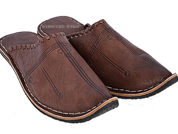 Luxury Moroccan Leather Slippers - Premium Quality Comfort & Style.