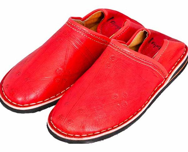 Luxury Moroccan Leather Slippers | Elegant & Cozy Comfort