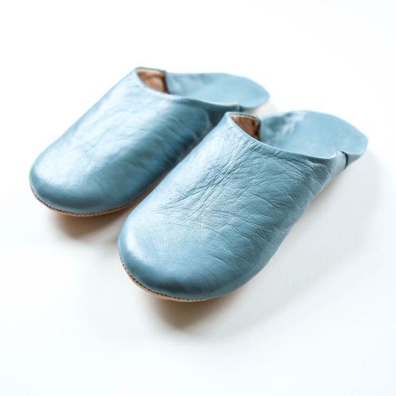 Comfy Moroccan Leather Slippers - Premium Quality & Style