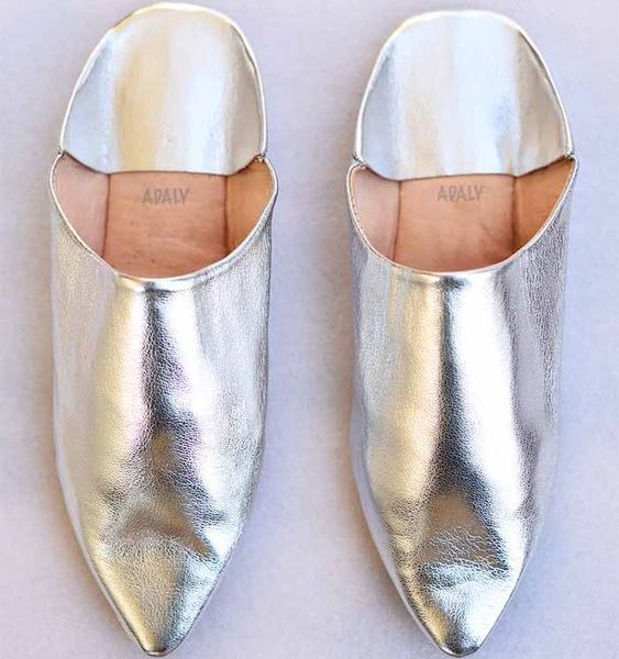 Luxurious Leather Moroccan Slippers for Elegant Comfort