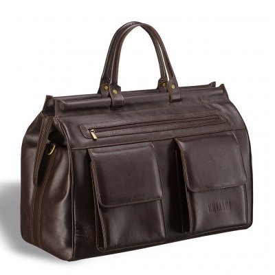Luxurious Dark Brown Moroccan Leather Messenger Bag with Adjustable Strap
