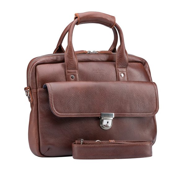 Burgundy Moroccan Leather Messenger Bag - Premium Design & Versatile Storage