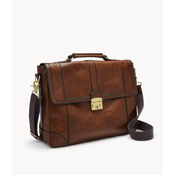 Vintage Moroccan Leather Messenger Bag | Handcrafted Brown Style