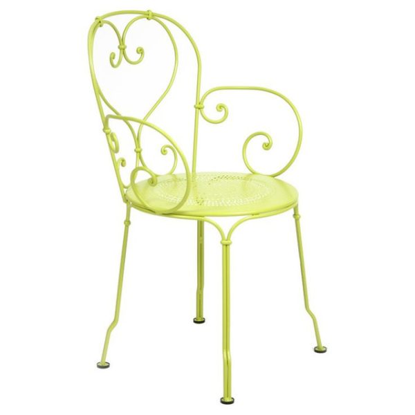 Moroccan Metal Chair 089 - Khaki Finish for Indoor & Outdoor