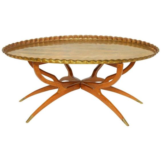 Metal Tray Coffee Tables | Handcrafted Moroccan Design & Versatility
