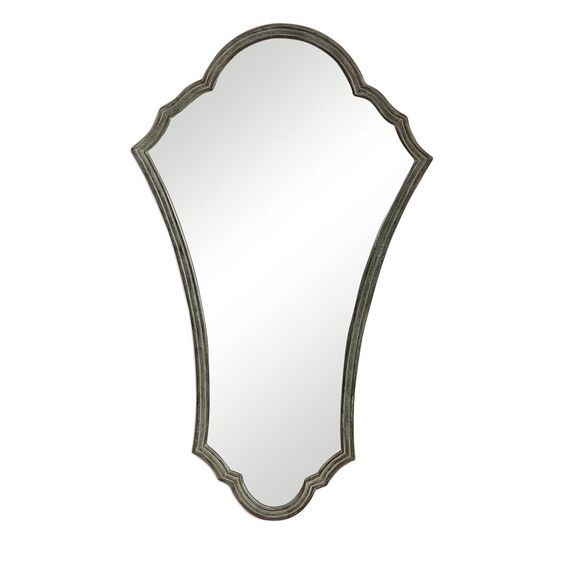 Handcrafted Moroccan Iron Mirror - Antiqued Black Finish