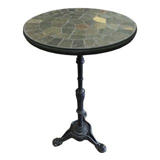 Handcrafted Moroccan Mosaic Table in Tan Colors