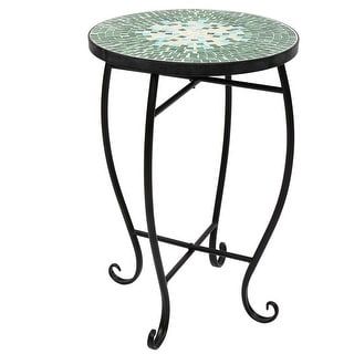 Moroccan Mosaic Table 135 - Handcrafted Elegance for Indoors & Outdoors