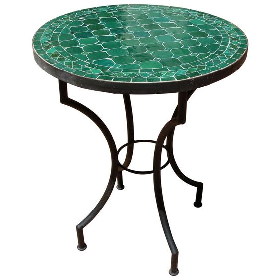 Handcrafted Moroccan Mosaic Table - Indoor/Outdoor Use