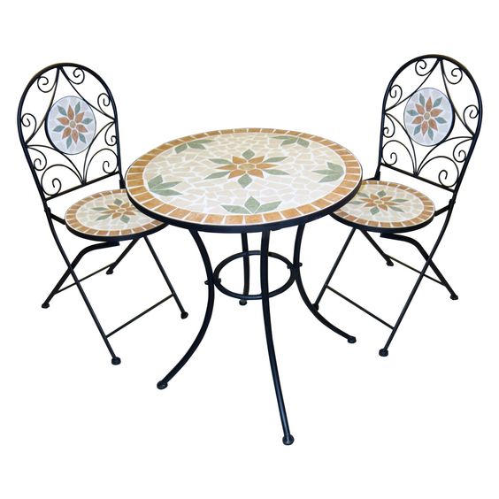Moroccan Mosaic Table 050 - Handcrafted Artisanal Table