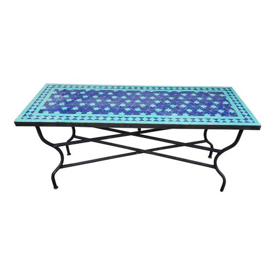 Handcrafted Moroccan Mosaic Table | Stylish & Durable Piece
