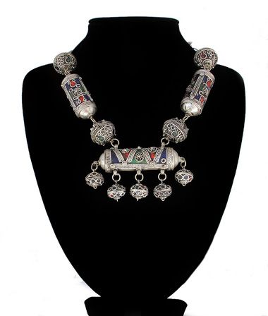 Handmade Moroccan Tuareg Berber Necklace - Ethnic Charm & Elegance
