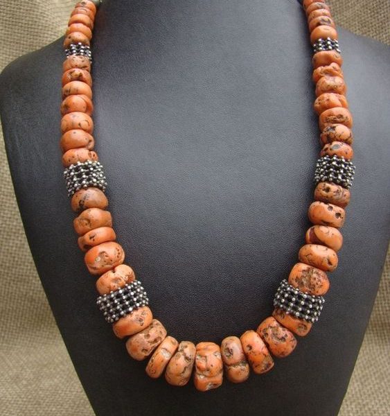 Moroccan Tuareg Berber Necklace - Handcrafted Geometric Jewelry