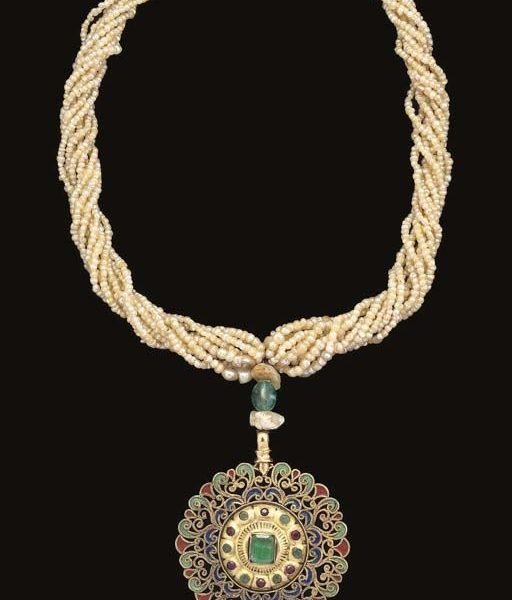 Tuareg Berber Geometric Necklace - Handcrafted Moroccan Jewelry