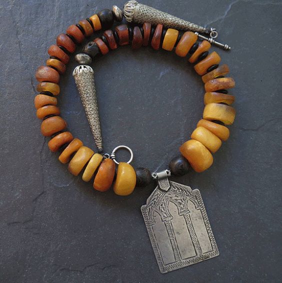 Moroccan Tuareg Berber Handmade Necklace | Exquisite Geometric Design