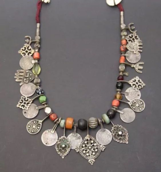 Moroccan Tuareg Berber Geometric Necklace