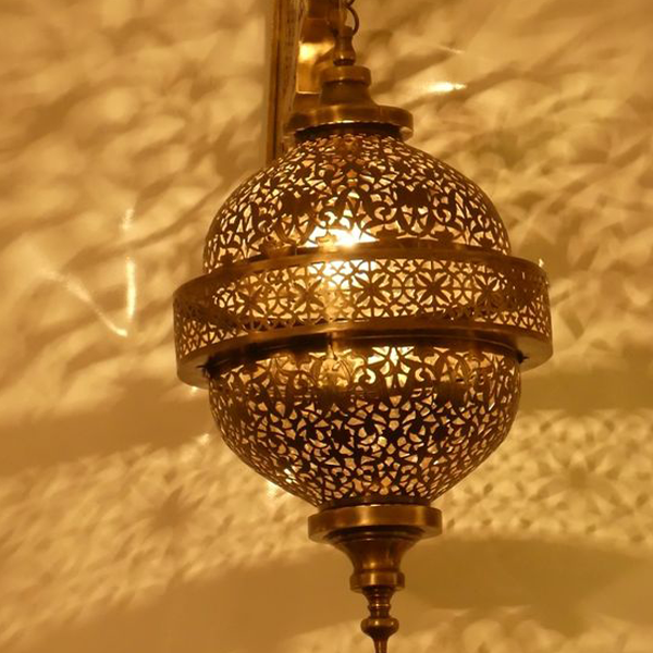 Circular Moroccan Pendant Lamps | Handcrafted Copper Elegance