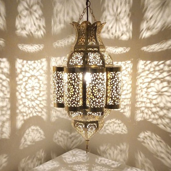 Copper Gradual Shaped Moroccan Pendant Lamps - Vintage Charm and Timeless Elegance