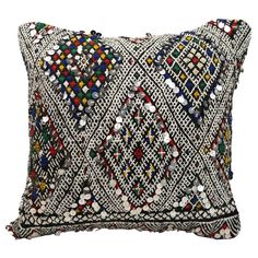 Handmade Moroccan Berber Pillows - Unique Vibrant Designs