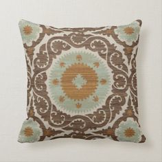 Exquisite Flower Pattern Moroccan Throw Pillows