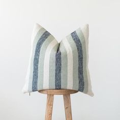 Handmade Striped Moroccan Pillows - Vibrant Colors and Textures