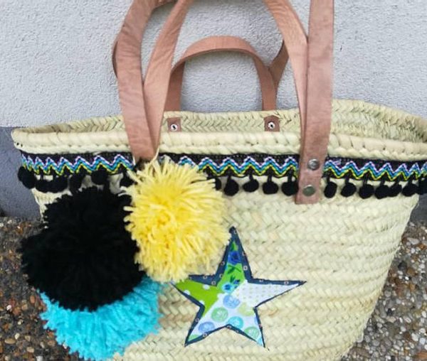 Handcrafted Moroccan Pom Pom Baskets | Eco-Friendly & Stylish