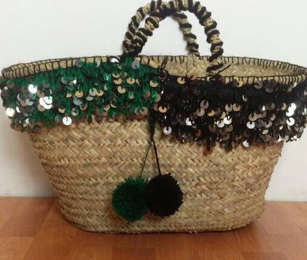 Handwoven Eco-Friendly Pom Pom Baskets for Stylish Storage