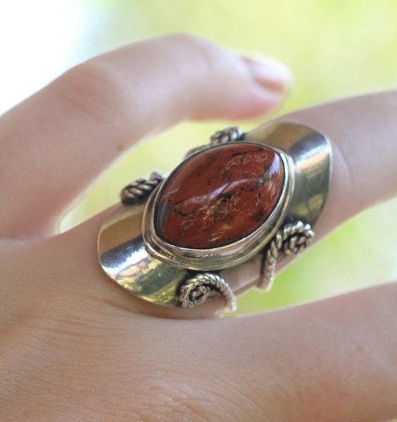 Moroccan Tuareg Berber Handcrafted Rings - Artisanal Elegance & Vibrant Hues