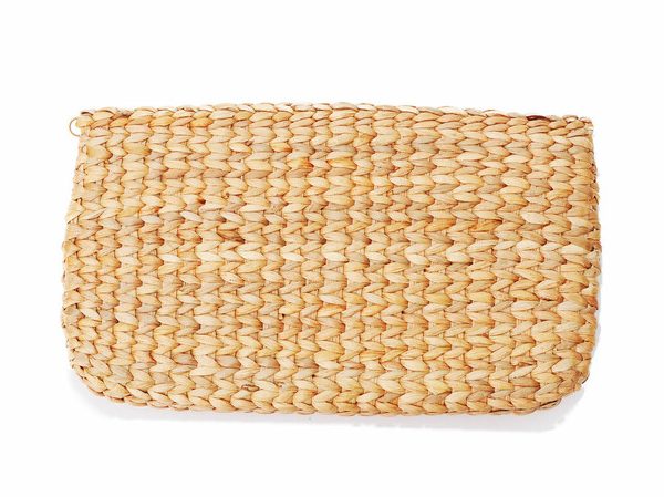 Handmade Moroccan Straw Clutch - Eco-Friendly Berber Artisans