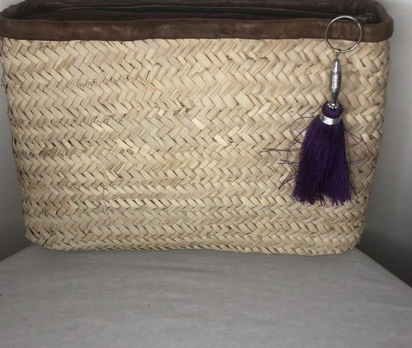 Moroccan Handwoven Straw Clutch - Ethical Statement Piece