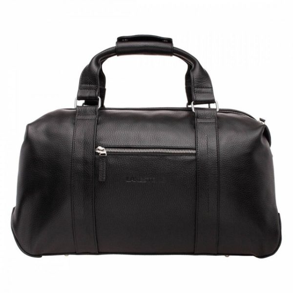 Moroccan Leather Travel Bag 157 - Premium Handmade Style