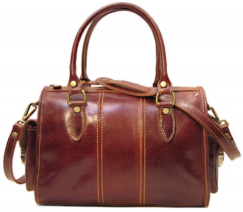 Burgundy Moroccan Leather Travel Bag | Business & Outdoor Ready