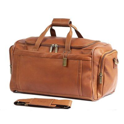 Tan Moroccan Leather Handcrafted Travel Bag | Premium Quality